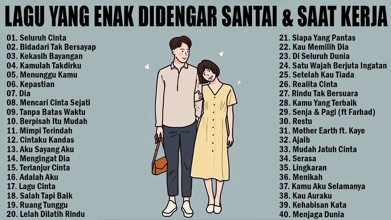 Lagu Santai Buat Kerja Paling Populer Lagu Enak Didengar Saat Santai