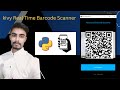 Advanced Barcode Scanner using Python: Scan, Decode, and Save Barcodes!