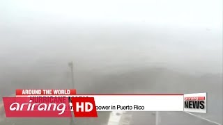 Hurricane Maria knocks out power in Puerto Rico