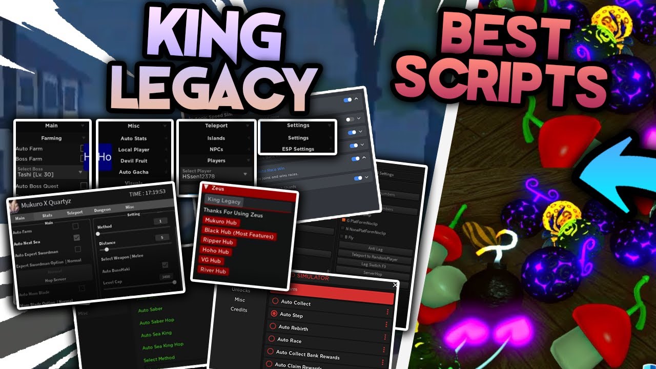 [BEST!] King Legacy Script GUI: DEVIL FRUIT Hack, AUTO FARM, BOSS FARM ...