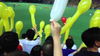 2014.10.29 ホークス 日本シリーズ第４戦 ７回裏　ラッキーセブン