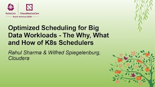 Optimized Scheduling for Big Data Workloads - The Why, What... Rahul Sharma & Wilfred Spiegelenburg