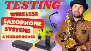 Wireless Soundsystems and Microphones for Saxophone - Review / Test