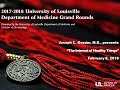 UofL Dept. of Medicine Grand Rounds: Dr. Joseph Kvedar