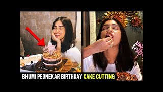 Bhumi Pednekar's Birthday Celebration Cake Cutting At Home With Family During Lockdown.