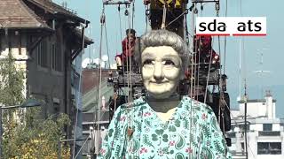 La Saga des géants enchante Genève - théâtre de rue - royal de luxe