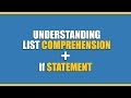 LIST COMPREHENSION FILTERING EXPLAINED | python tricks