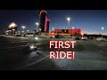 FIRST RIDE on my New Kaabo Wolf Warrior X Pro Electric Scooter around Downtown Las Vegas & The Strip