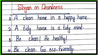 10 best slogan on cleanliness in english/swachata par nare