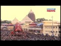 ಪುರಿಯಲ್ಲಿ ಭಕ್ತರು ನಂದಿಘೋಷ ರಥವನ್ನು ಎಳೆದರು