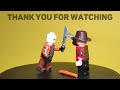 lego freddy krueger vs. jason voorhees unofficial minifigure horror movies