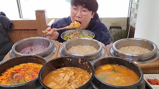 맛있어서 두번 방문한 청국장 보리비빔밥... 무한리필 8천원!!!