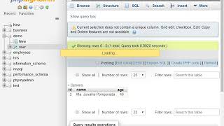 Search a Record in SQL Using PHPMyAdmin
