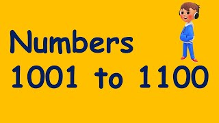 1001 to 1100 numbers Write 1001 to 1100 numbers Pronounce 1001 to 1100 numbers