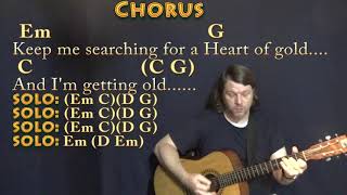 Heart of Gold (Neil Young) Guitar Cover Lesson with Chords/Lyrics - Munson #neilyoungcover