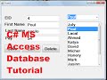 C# MS Access Database Tutorial 11 # How to Link List Box with Database and show values in textbox