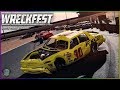 NASCAR CARNAGE IN THE UK! | Wreckfest | NASCAR Legends Mod