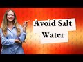 Does salt water clear eye infections?