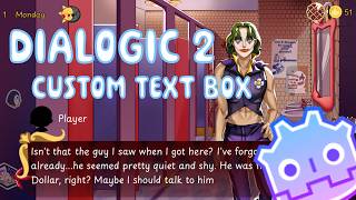 Dialogic 2 - Custom Text Box Style - Godot 4