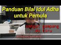 Panduan #bilal#IdulAdha untuk pemula