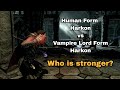 Human Harkon vs Vampire Lord Harkon. Who is Stronger? Skyrim Anniversary Edition