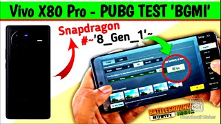 VivoX80 pro BGMI & PUBG Graphics & gameplay test with 90 fps.......