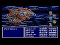 FFIV Final Boss Battle Zeromus Vs Level 99 Party - SNES (HD) 60fps