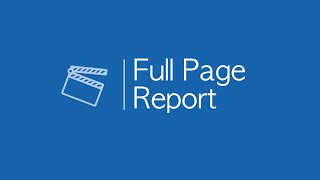 JAWS Inspect Onboarding Tutorial 1: Full Page Report
