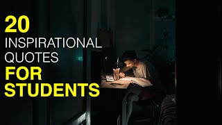 20 STUDY Inspirational Quotes for STUDENTS | Best Motivational Lines For Study