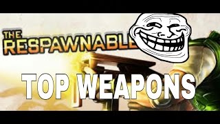 Top 5 Random Weapons | Respawnables | Tastiik