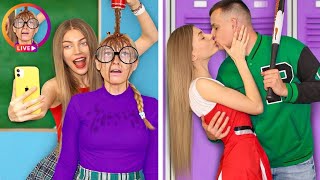 TYPES OF STUDENTS IN SCHOOL! Funny Situations & How To Become Cool by Mr Degree