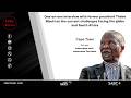 One-on-one interview with former president Thabo Mbeki