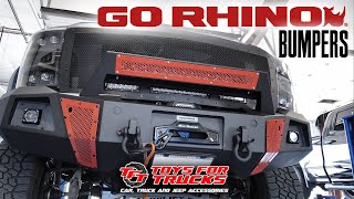 Go Rhino BR6 Front Bumper \u0026 BR20 Rear Bumper Install on Chevy Silverado 1500 + More Goodies