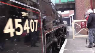 45407 and 48624 at Bury Knowlsley Street