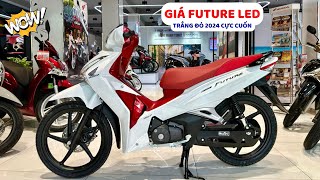 Giá Honda FUTURE LED 2024 Trắng Đỏ Lần Đầu Cập Bến Head Hồng Đức | Tuấn Hồng Đức 6