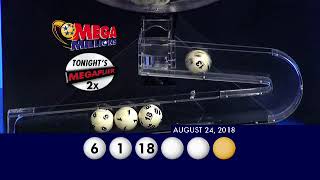 MegaMillions Drawing 08 24 2018