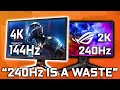 Is 240Hz a Waste? - 144Hz vs 240Hz Monitors