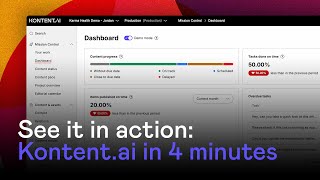 See it in action: Kontent.ai in 4 minutes