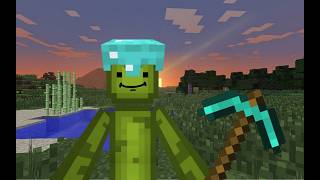 POOPY ENJOY PLAYING MINECRAFT | MELON PLAYGROUND