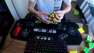 9.56 3x3 average of 5 on Stackmat!!!