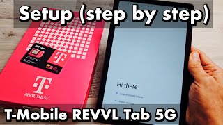 T Mobile Revvl Tab 5g How To Setup Step By Step
