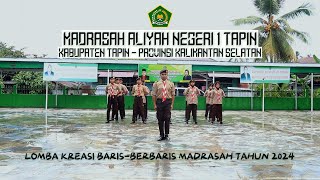 MAN 1 TAPIN | LOMBA KREASI BARIS BERBARIS MADRASAH TAHUN 2024