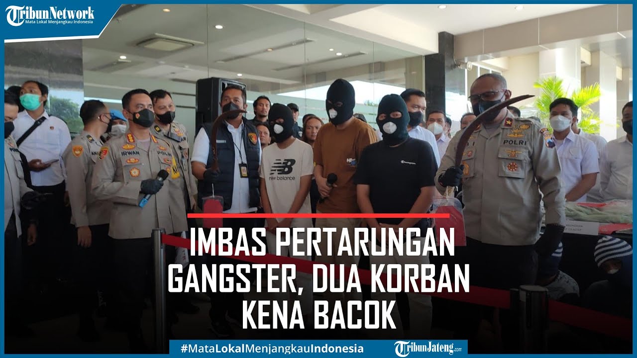 Imbas Pertarungan Gangster Di Semarang, Dua Korban Kena Bacok - YouTube