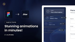 The Simplest UI/UX Animation Tool  - Figma to Jitter.video Crash Course (2024)