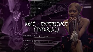 4 transiciones de mi último edit "ROSÉ - EXPERIENCE"