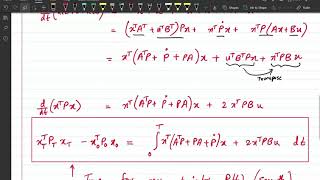 Problem 4.4: Derivation of Riccati differential equation by completion of squares