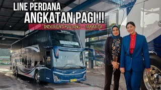 RESMI LINE PERDANA RUTE MALANG - PORIS !! PO INDORENT KERAHKAN ARMADA TERBARU