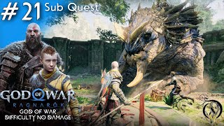 【GOD OF WAR・ラグナロク】#21 Side Quest ヴァナヘイムのサイドクエスト②・BOSS 誓いの守護者、ファントム＆ドラゴン（GOD OF WAR/NO DAMAGE）