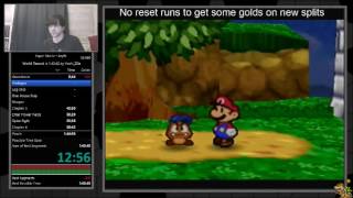 Paper Mario any% in 1:43:05 [Livestream]