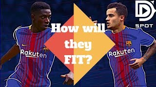 🔵🔴How Coutinho & Dembélé will fit in system?| Yerry Mina Barca Debut. Garcia racist insults Umtiti